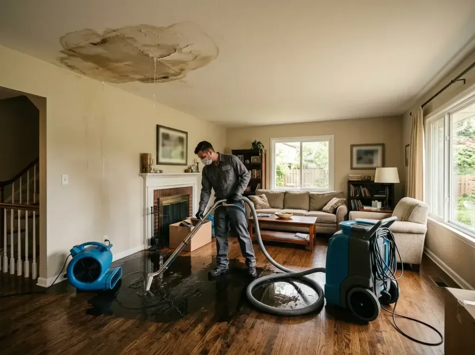 attic-pipe-burst-ceiling-drip-008 — frequently asked questions, Water Damage Restoration & Carpet Care in Apple Valley, OH